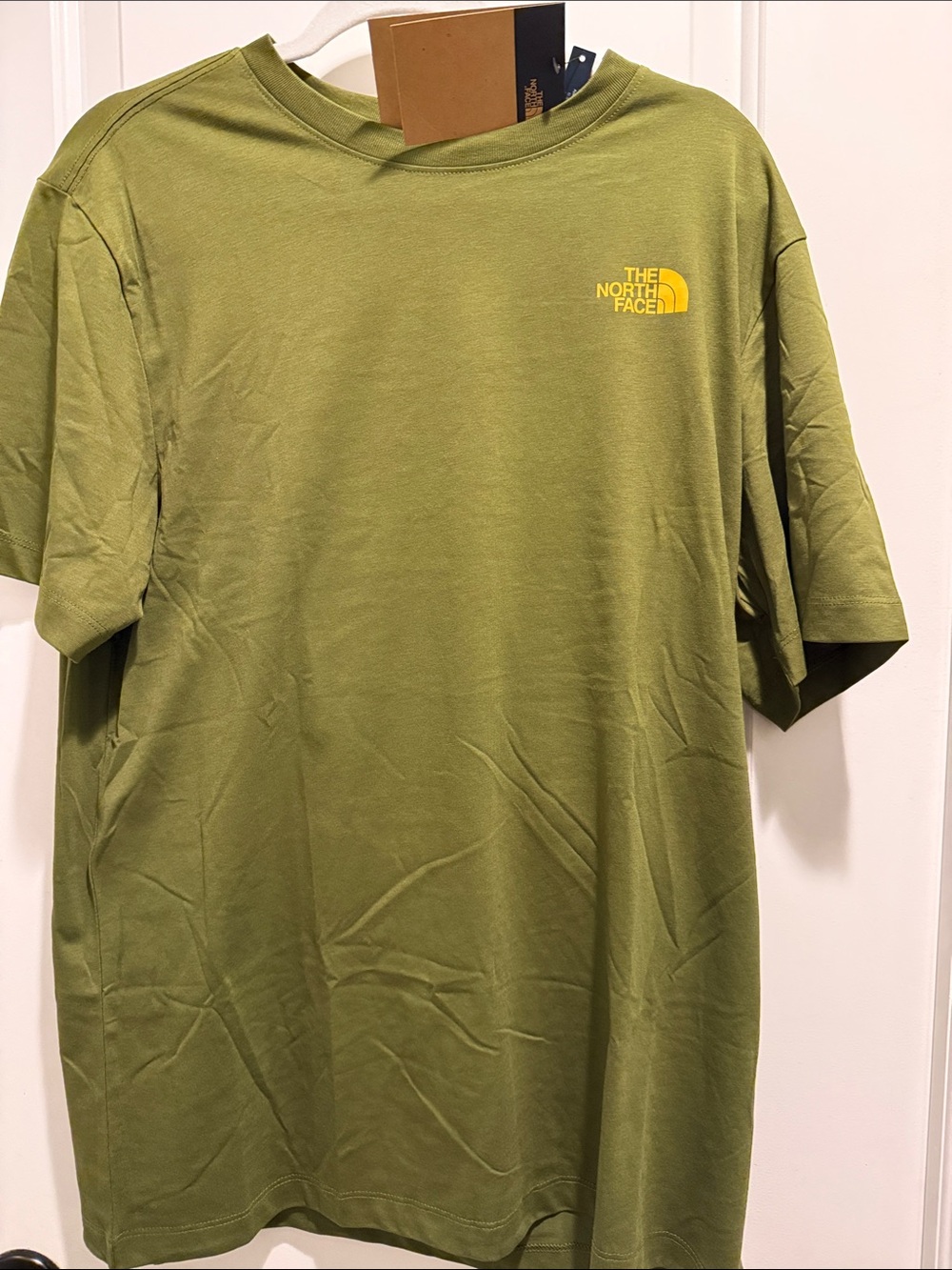 The North Face Men's Olive Green Short Sleeve Logo Tee